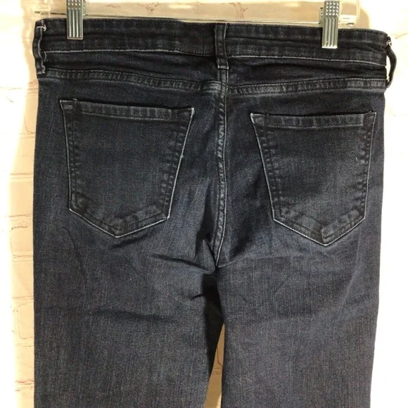 GAP Mid Rise Trouser Blue Denim Jeans - Size 6 - Picture 4 of 9